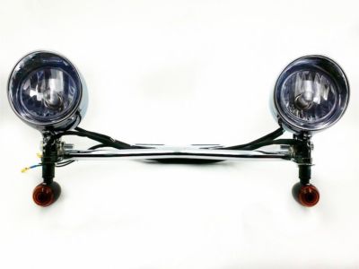 Universal Driving / Passing / Turn Signal Spot Lights – Fits Harley, Kawasaki, Honda, Suzuki, Yamaha