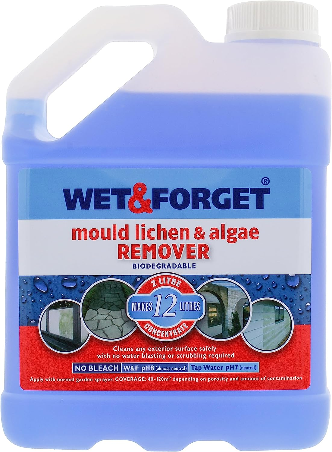 Wet & Mould, Lichen & Algae Remover, Outdoor Cleaning Bleach