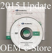 Factory Subaru Navigation DVD MID Coast Map >See Chart for compatible vehicles