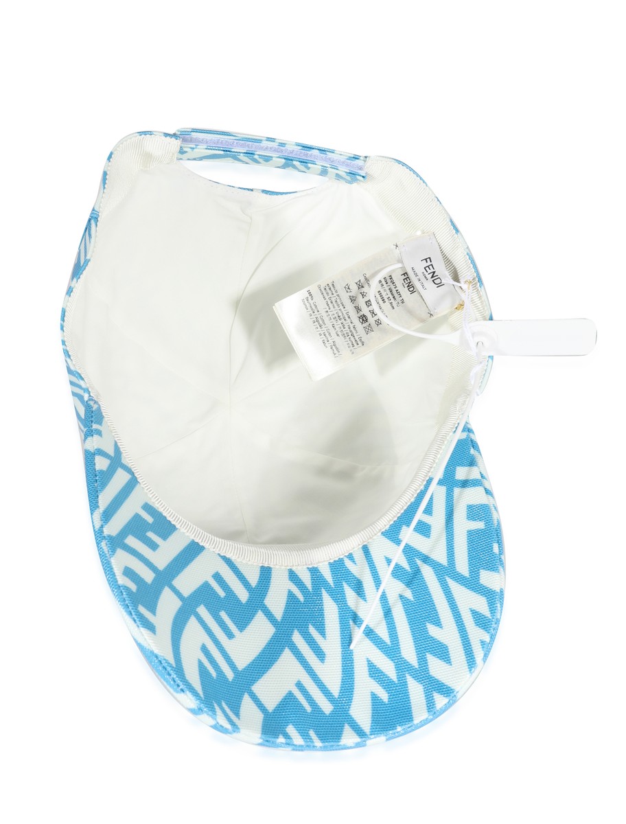 ハット FENDI FF canvas hat Blue Hat Cotton Blue | Fendi