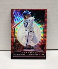 VLADIMIR GUERRERO 2020 Titan RUBY RED WAVE ~ #'d /199 ~ BLUE JAYS