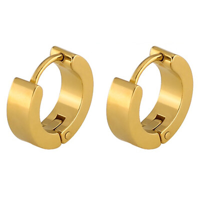 18k Yellow Gold Fine Hoops 10mm 18k Yellow Gold Plated Huggie Hoop Sleeper Earrings - Non-Allergenic, Made In Australia 18k Yellow Gold Diamond Hoop Earrings Fine Earrings
