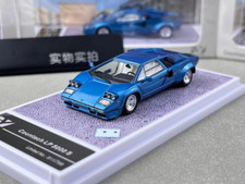 FY 1:64 Blue Countach LP5000 S Racing Sports Model Diecast Metal Car