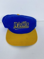 St Louis Rams Snapback Hat NFL Football Blue Cap 1990s Vintage Otto LA
