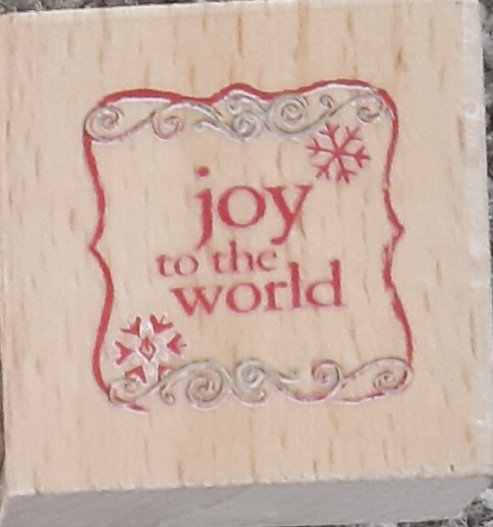 Hobbycraft SCRAPPY CAT Wood Mounted Rubber Stamp CHRISTMAS COLLECTION