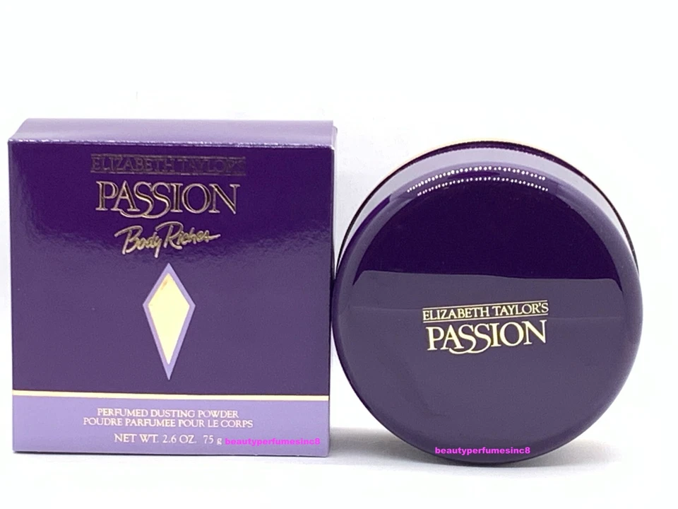 Polvo perfumado para mujer Passion by Elizabeth Taylor 2,6 oz nuevo en caja Foto 4 de 4