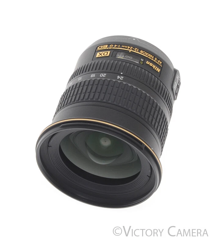 Nikon Nikkor AF-S 12-24mm F4 G Autofocus Lens -Clean US Serial-