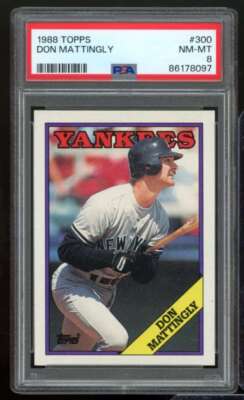 スポーツ選手 1988 BASEBALL CARD No.300 Amazon.com: 1988 Topps Baseball Card #300 Don Mattingly