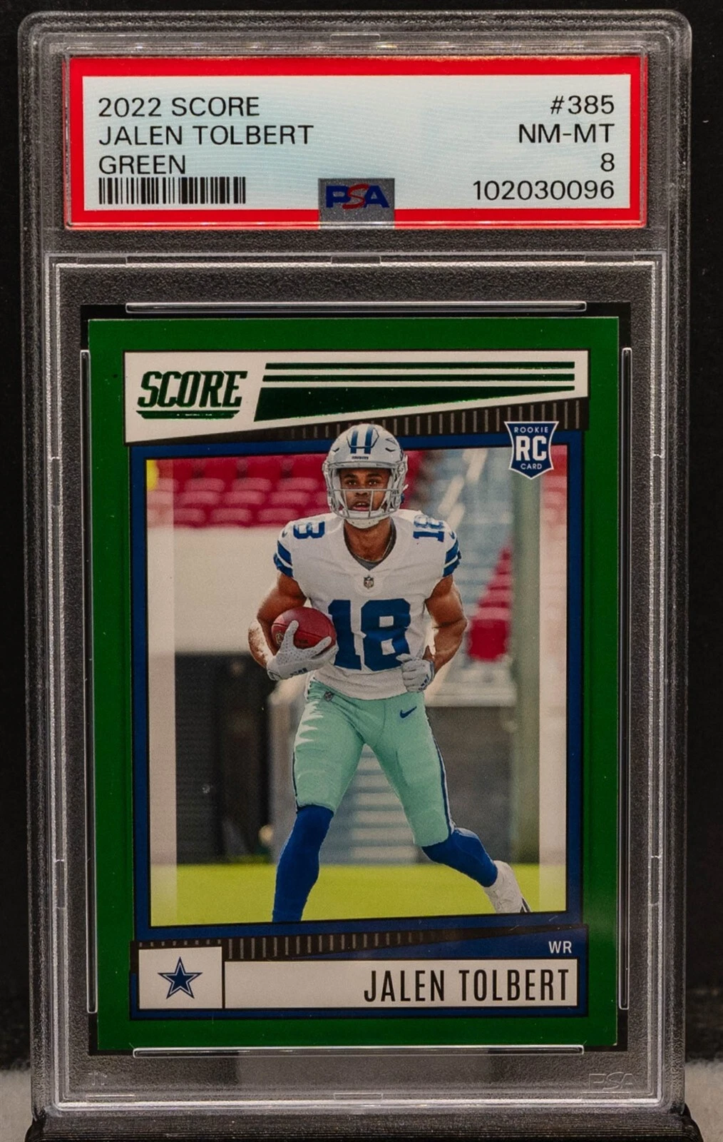 Jalen Tolbert Panini Score #385 Green