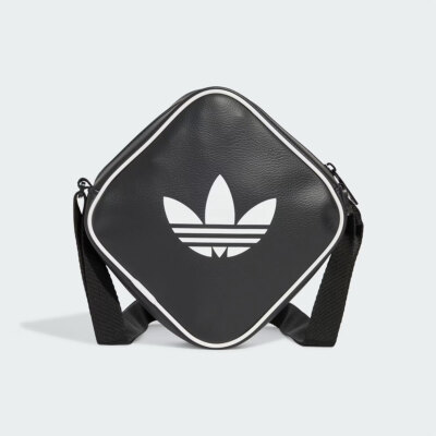 New Adidas Original ADICOLOR CLASSIC DIAMOND BAG BLACK JD5550