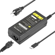 Lot USB C Type C for HP Chromebook Lenovo Acer Asus Samsung Power Laptop Charger