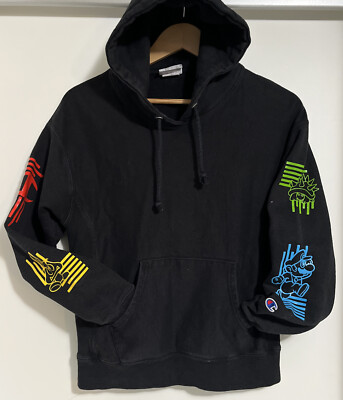 Reverse Weave Hoodie Champion Pullover Super Mario CHAMPION X