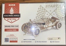 Robotime ROKR Grand Prix Car MC401 1:16 3D DIY Racing Miniature Wooden Model Kit