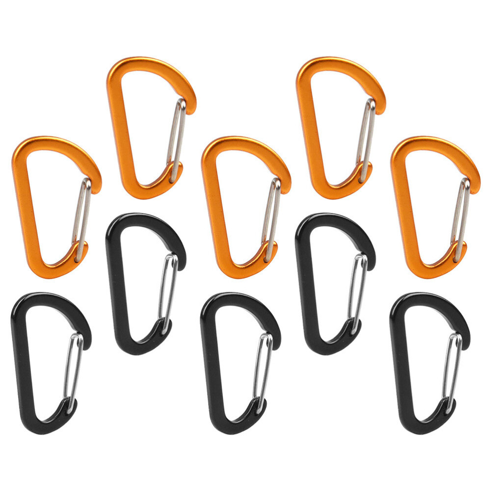 10pcs Carabiner Hook Clip Metal Carabiner Clip Carabiner Key Clip