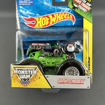 ホットウィール GRAVE DIGGER Hot Wheels Off-Road Monster Jam Grave Digger With Figure NIB | eBay