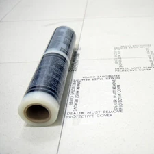 24" x 200' Clear Adhesive Film Cover Roll Car Carpet Floor Mat Carpet Protect