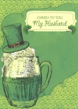 Frosty Mug: Husband - Designer Greetings St. Patrick's Day Card