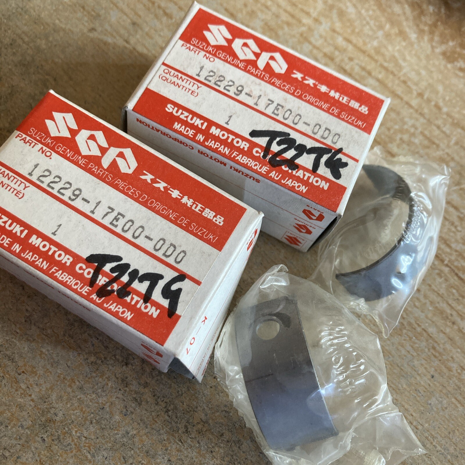 Coussinet bielle Suzuki 1229-17E00-0D0 anti-usure embiellage GSF1250 GSX-R 600 750