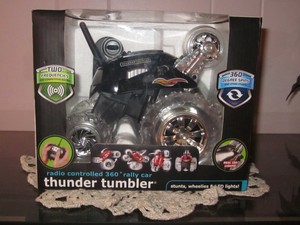 black series radio controlled 360 rally car thunder tumbler