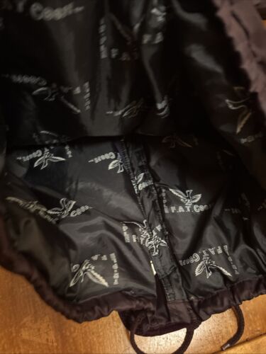 Rare Vtg Triple FAT Goose Purple Down Faux Fur Hood Puffer Parka Jacket Womens S - Picture 22 of 24