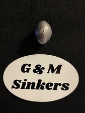 30 Egg Slip Sinkers 3 oz hand made with top grade lead Fishing Weights USA