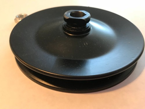 1963-1974 Corvette Power Steering Pump Pulley Keyway Style Used w/ New Nut - Picture 2 of 3