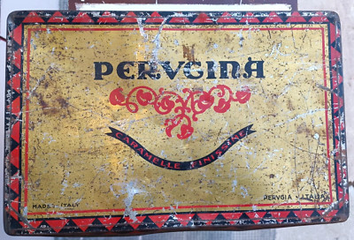 VINTAGE 50er Jahre Blechdose Perugina - CM 35 X CM 23