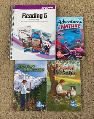 Abeka 5th Grade Reading Homeschool Books Message Mountain Noah Adventures Nature