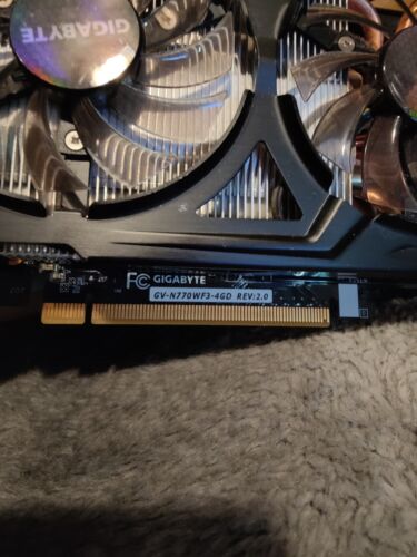 Gigabyte Windforce GeForce GTX 770 4GB GDDR5 PCI-E Graphics Card Great Condition - Picture 3 of 3
