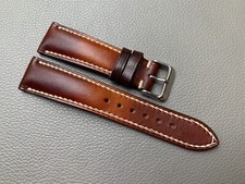 18 19 20 21 22 23 24 26mm Genuine Finest Cowhide Skin Leather Watch Strap Band