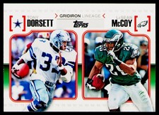 2010 Topps - Gridiron Lineage LeSean McCoy, Tony Dorsett #GL-DM