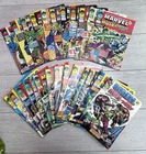 Huge Hulk Marvel Comic Job Lot – Mighty World of Marvel UK Bundle Vintage 1970s