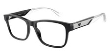 Emporio Armani Rectangle Man Eyeglasses '0EA3239 '5017 55mm 'Black - NEW
