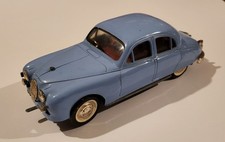 Rare vintage Mettoy battery operated 10" Jaguar 2.4 Litre saloon model/toy car