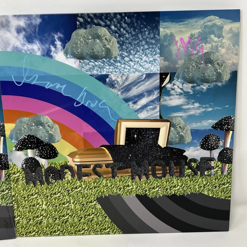 NEW Modest Mouse SIGNED Golden Casket Vinyl Jeremiah Green Isaac Brock Good News - Image 2 of 4