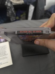 Ikari Warriors 3 III: The Rescue - Nintendo NES Authentic Tested CIB RARE 