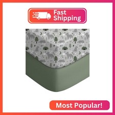 Yoofoss Pack and Play Sheets Fitted, Mini Crib Sheets 2-Pack for Pack N Play Mat