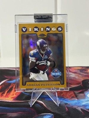 【中古美品】IDentity / STORM 14ポンド 2008 Topps Chrome - Adrian Peterson #TC133 Copper Refractor /425