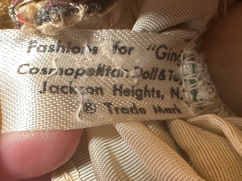 Vintage 1950’s Ginger Plastic Doll by Cosmopolitan Dolls 7.5” Orig Tagged Dress - Bild 4 von 22