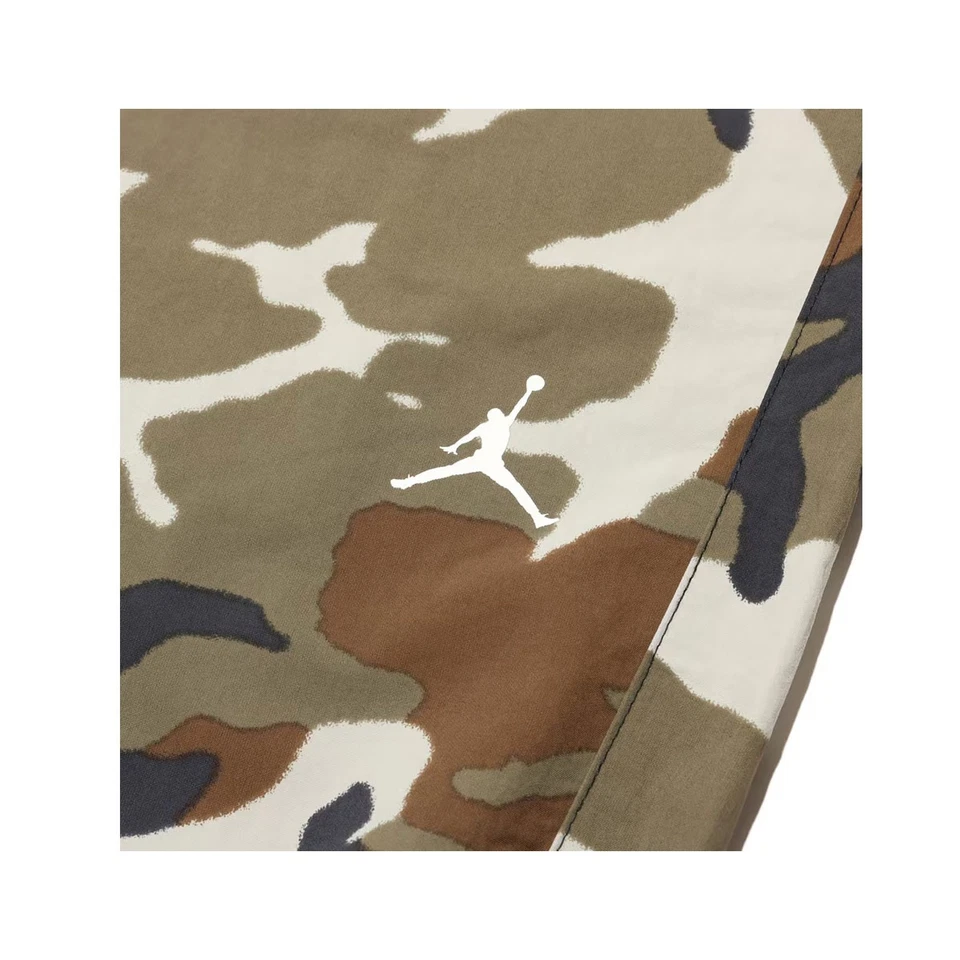 Air Jordan MVP Men's Camo Pants Men's FZ3529-380 Light Olive/Sail SZ XS-3XL - Image 3 of 4