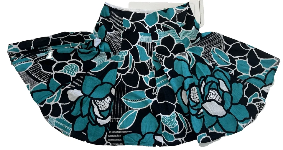 inc Women’s Girls Skirt Size 4P Petite 100% Cotton Cottagecore Fun Playful Lined - Image 2 of 4