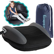Hiccapop UberBoost Inflatable Booster Car Seat  1 Count Pack of 1 , Black