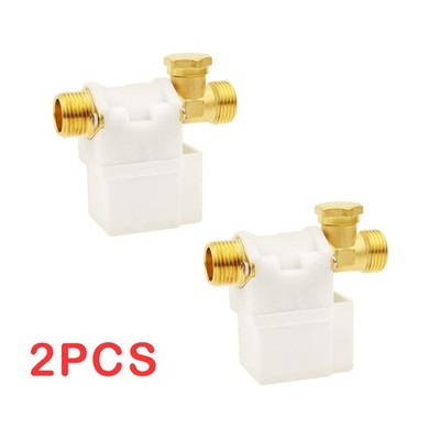 2PCS 1/2'' Electric Solenoid Valve For Water Air N/C Normally Closed DC 12V US