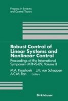 Robust Control Of Linear Systems And Nonlinear Control M. A. Kaashoek