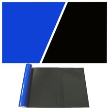 Aquarium Background Blue Black Fish Tank Picture 2 Sides Backdrop 20" x 48"
