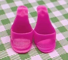 Vintage Barbie 1960s Fuchsia Pink OT Mules Hells Shoes Japan Color Coordinates