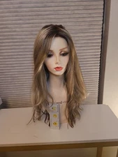 Lennox Wig Rene Of Paris. Color Rose GOLD R. Lace Front, Mono Center Part. New!