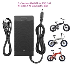 54.6V Charger for Sondors 48V(NOT for 36V) Fold X Fold XS X XS MXS Electric Bike