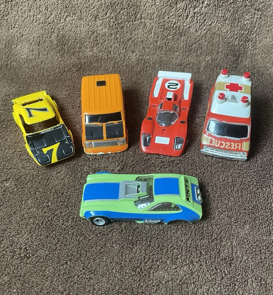 Lot of Aurora AFX Bodies, Chassis, Parts - Ford & Dodge Vans, Pinto, Ferrari + - Image 2 of 4