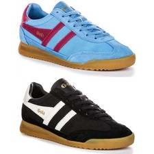 Gola Classics Tornado Weave Trim To Toe Womens Trainer Blue Pink US 5 - 10